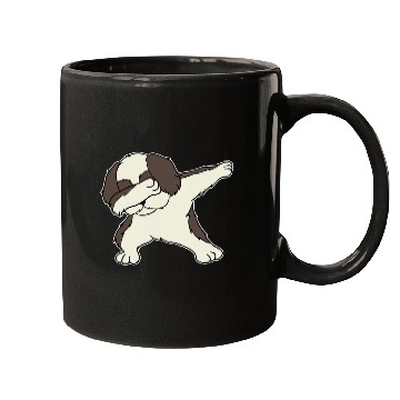 Discover shih tzu Dabbings Funny Dab Dog Dance Mugs
