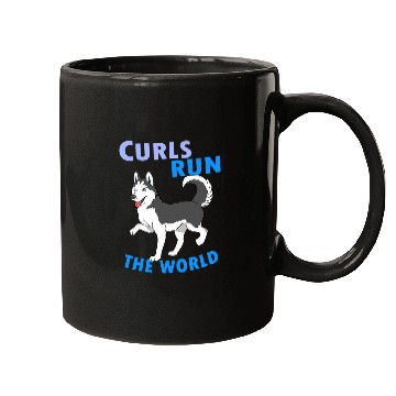 Discover Husky Gift Curls Run The World Husky Mugs