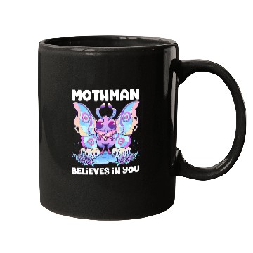 Discover Pastel Goth Mothman Believes You Me Gothic Cryptid Wicca Mugs