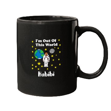 Discover Habibi Im out of this world Arabic Mugs