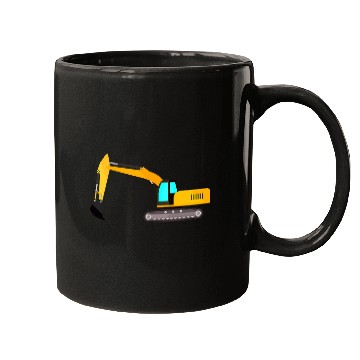 Discover Excavator Construction Vehicle Mugs