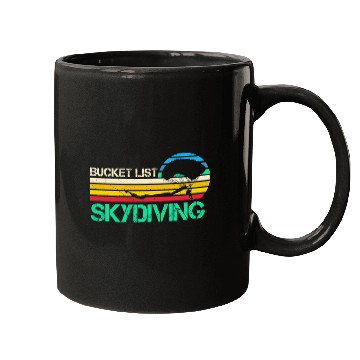 Discover Skydiving Gift Bucket List Skydiving Funny Skydiver Mugs