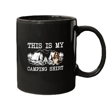 Discover Camping Camp Campfire Basset Hound Dog This Is My Camper Mugs