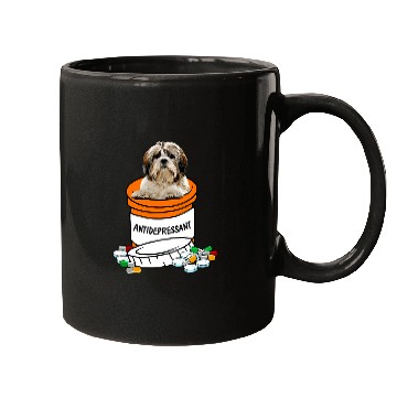 Discover Shih Tzu Antidepressant T antis Depressants cute dog Mugs
