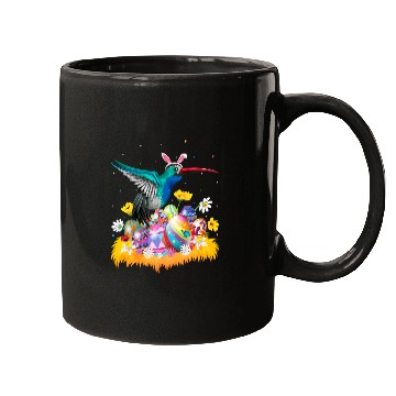 Discover Funny Easter Egg Lover Cute Hummingbird Easter Sunday Mugs