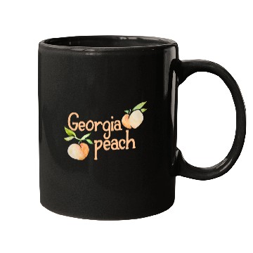 Discover Georgia Peach cute peaches art fun peachy Mugs