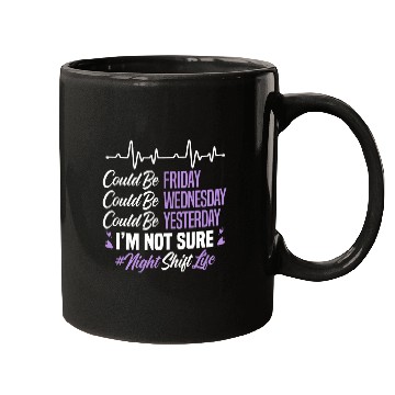 Discover Night Shift Life Graveyard Shift Worker Employee Mugs