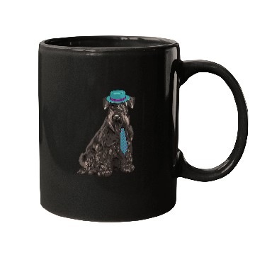 Discover Dog Scottish Terrier Scottie Dog in a Hat and Tie Mugs