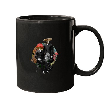 Discover Fancy Art Mushroom Heads Cottagecore Shroom Hunter Mugs
