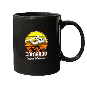Discover Skiing Ski Copper Mountain Colorado Snowboarding 1 Mugs
