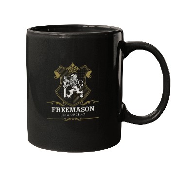 Discover Freemason Freemason Logo Lion swords 2Ordo Ab Chao Mugs