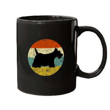Discover Dog Scottish Terrier Retro Sun vintages Retro Scottie Dog Mugs