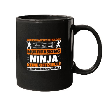 Discover Economy Psychologist Multitasking Ninja Funny Mugs