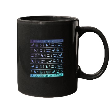 Discover Egyptian Hieroglyphics History Ancient Egypt Mugs