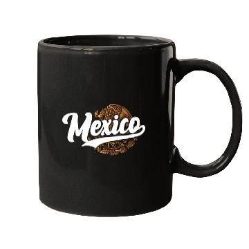Discover Mexico Mexican gold eagle illustration design Mugs