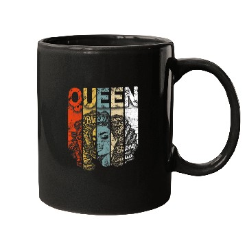 Discover Black Women Queen Juneteenth Black History Month BLM Melanin Mugs