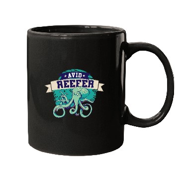 Discover Octopuss Lover Avid Reefer Octopuss Coral Reefs Mugs