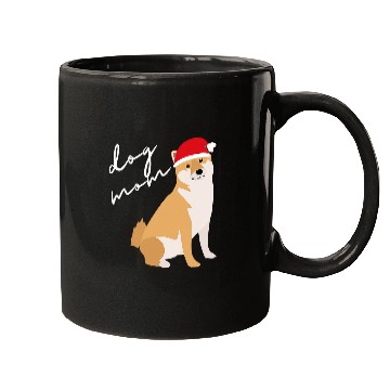 Discover Dog Shiba Inu Mom Christmas Mugs