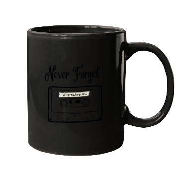Discover Alternative Music Mix Cassette Tape Throwback Audio Humor Mugs