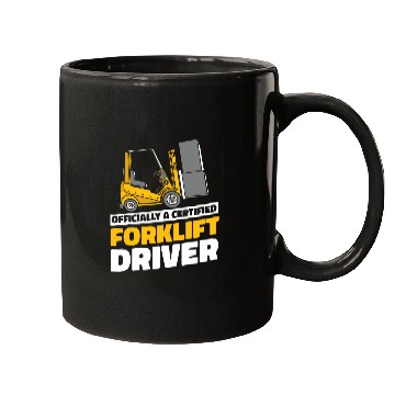 Discover Forklifter Cool Logistics Certified Forklift Operator Mugs