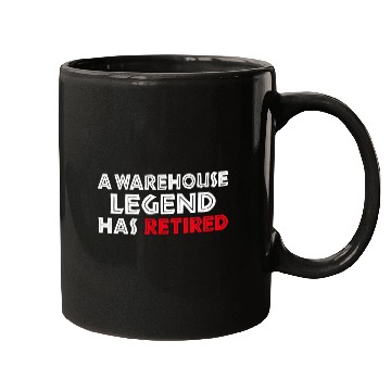 Discover A Warehouse Legend has retired Forklift Operator Mugs