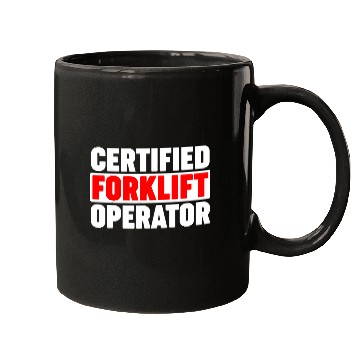 Discover Certified Forklift Operator Mugs