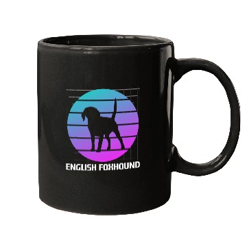 Discover Retro English Foxhound Dog Lover Mugs
