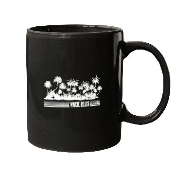 Discover Surf Life Waikiki Beach Hawaii Mugs
