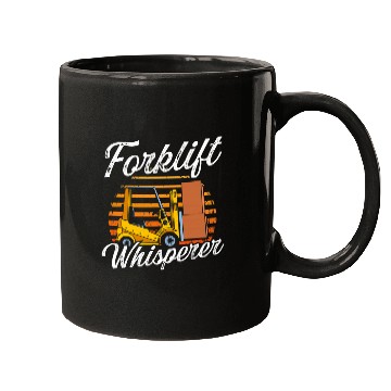Discover Forklift Whisperer Forklift Operator Forklift Driver Mugs