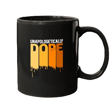 Discover Unapologetically Dope Afro African American Black history Mugs