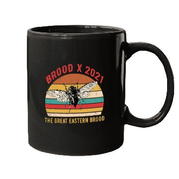 Discover Cicada Brood X 2The Great Eastern Brood 17 Year Insect Mugs
