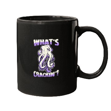 Discover Octopuss Lover Whats crackin octopus Mugs