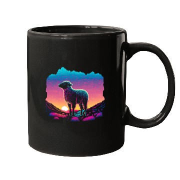 Discover Retro Aesthetic Lamb Mugs