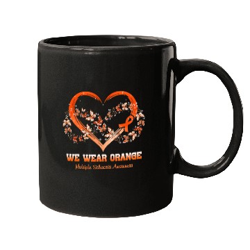 Discover Multiple Sclerosis MS We Wear Orange Mugs