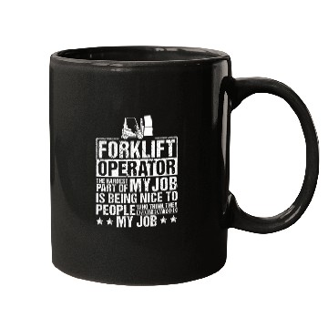 Discover Certified Forklift Operator Forklift Driver Quote Warehouse 15 Mugs