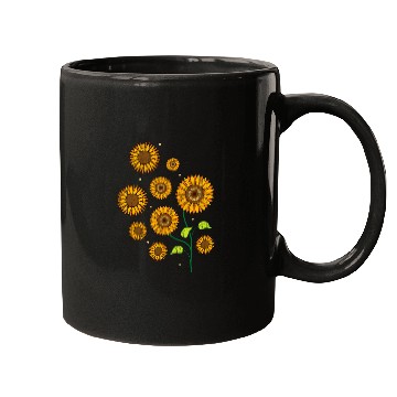 Discover Florist Hippie Flower Gardener vintages Yellow Sunflower Mugs