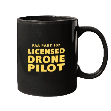Discover FAA Part 107 Licensed Drone Pilot Mugs
