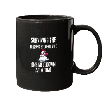 Discover Surviving The Nursing Student Life One Meltdown Christmas Mugs