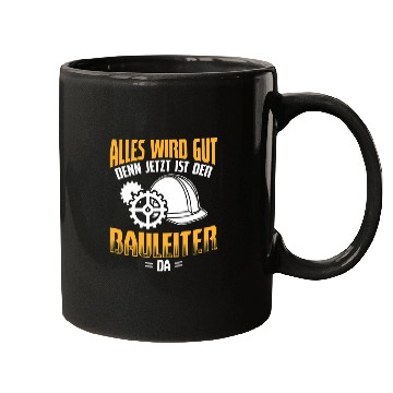 Discover Builder Ist Da Bauherr Builder Construction Worker Construction Site Mugs