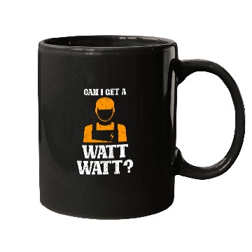 Discover Funny Electricity Lineman Electrical Worker Electrician Mugs