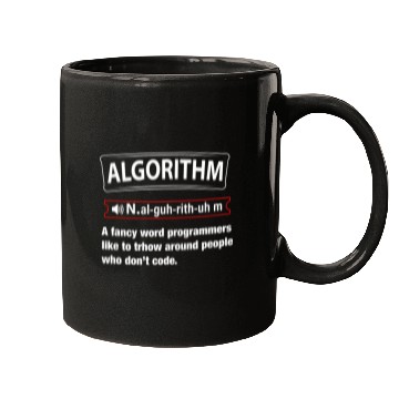 Discover Computer Programmer Algorithm Definition Developer Gift Mugs