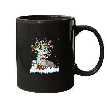 Discover Otters Sea Otter xmass Element Tree Lighting Sea Otter Christmas 26 Mugs
