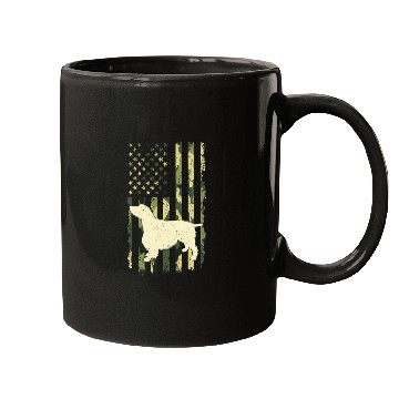 Discover English Springer Spaniel s Camouflage American Flag 3 Mugs