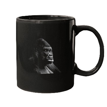 Discover Gorilla Portrait Art Mugs