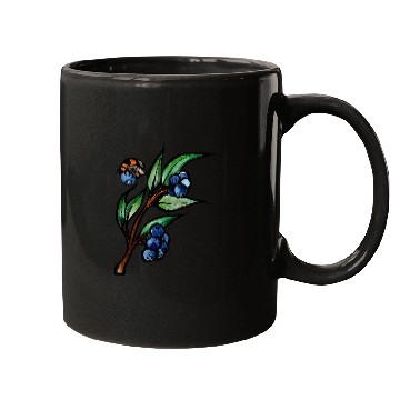 Discover Blueberry Bee Art summertime bees I love the bees Mugs