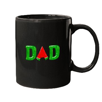 Discover Cool Dad Watermelon Funny Daddy Fruit Eater Melon Fan Gift Mugs