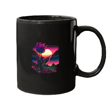Discover Retro Aesthetic Tulip Mugs
