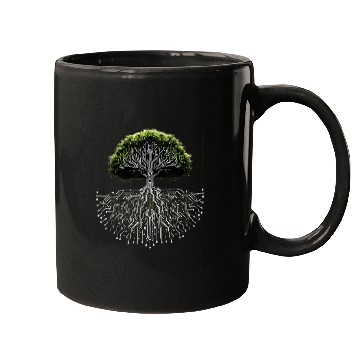 Discover Natureinspired Coding Computer Programmer Tree Circuits Mugs