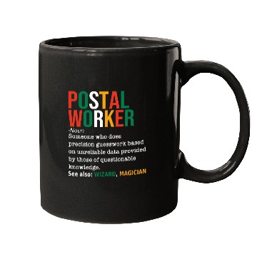 Discover Funny Postal Worker Definition Postal Worker Definition Mugs