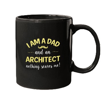 Discover Fearless Dad and Architect Power Duo Mugs